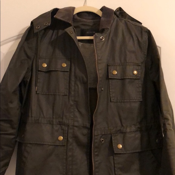 J. Crew Wax Jacket - Picture 2 of 4
